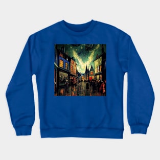 Starry Night in Diagon Alley Crewneck Sweatshirt